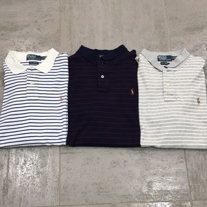 Set of 3: Polo by Ralph Lauren (short sleeve) XL